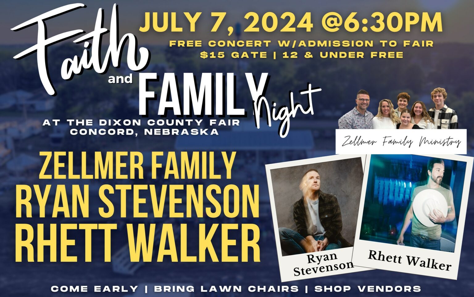 Faith & Family Night @ The Dixon County Fair - My Bridge Radio